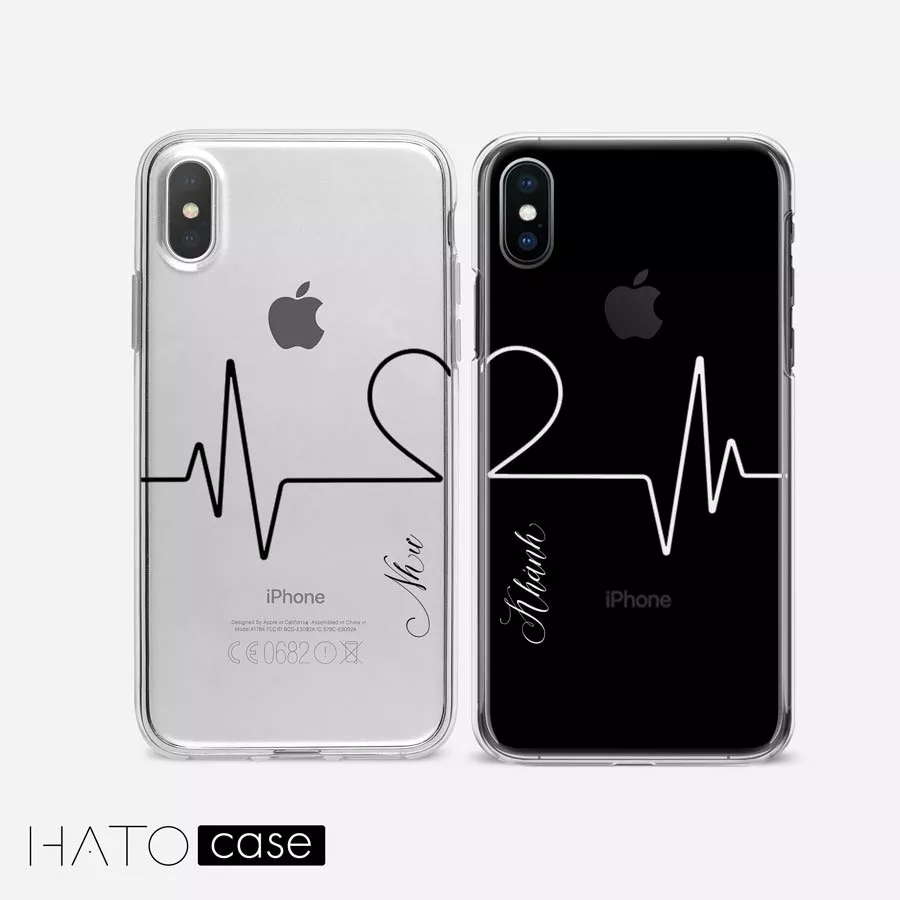 Ốp Lưng Couple CO-06, Đặt làm ốp lưng cặp đôi tại HATO Case