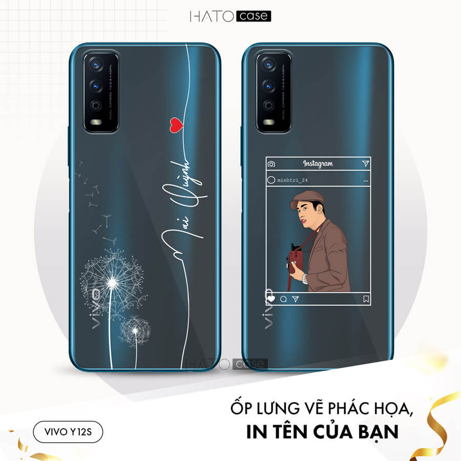 in ốp lưng điện thoại Vivo Y12s theo yêu cầu