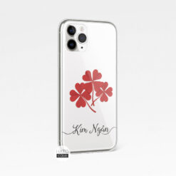 ốp lưng silicon in tên