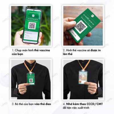 In thẻ luồng xanh QR code