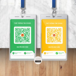 in thẻ xanh covid
