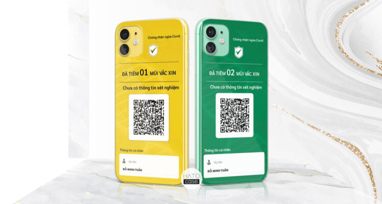 Ốp lưng chứng nhận tiêm vaccine