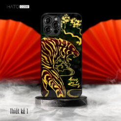 Ốp lưng mặt kính ép kim phật giáo thiên nhiên